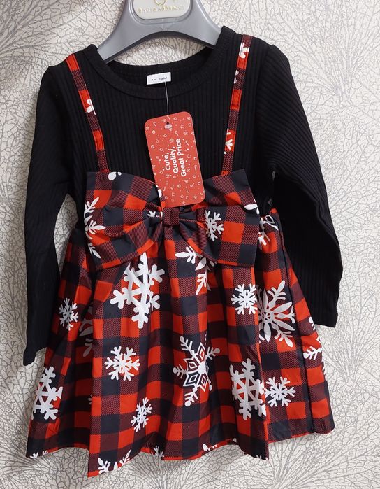 Святкова новорічна сукня для дівчинки 18-24 міс