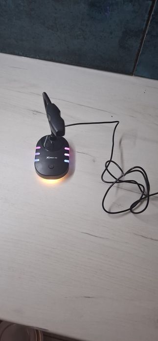 Ігровий мікрофон RGB XTRIKE ME XMC-02 USB Чорний
