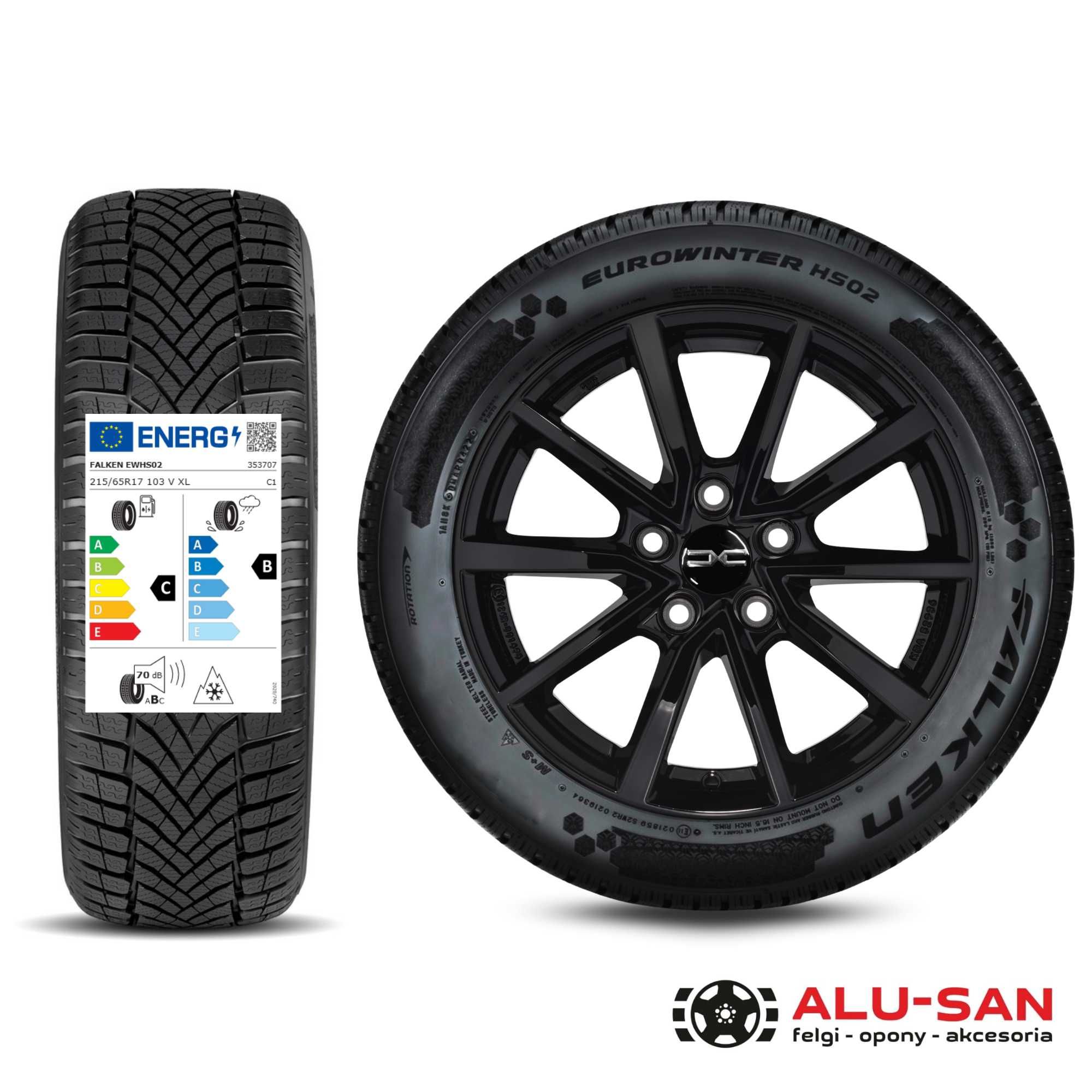 Nowe koła zimowe 17" DACIA BIGSTER DJF FALKEN 215/65R17 5×114,3