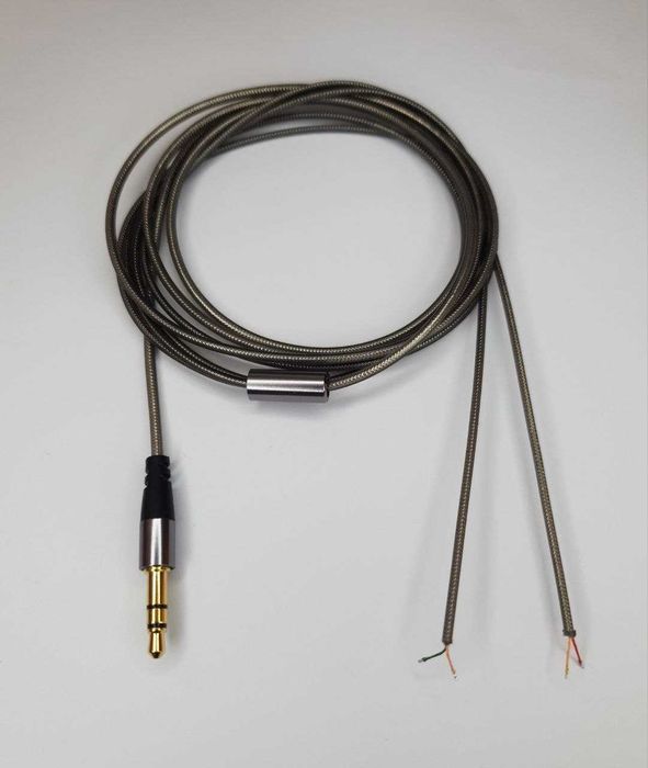 Аудіокабель кабель силікон провід для навушників з мікрофоном Shure