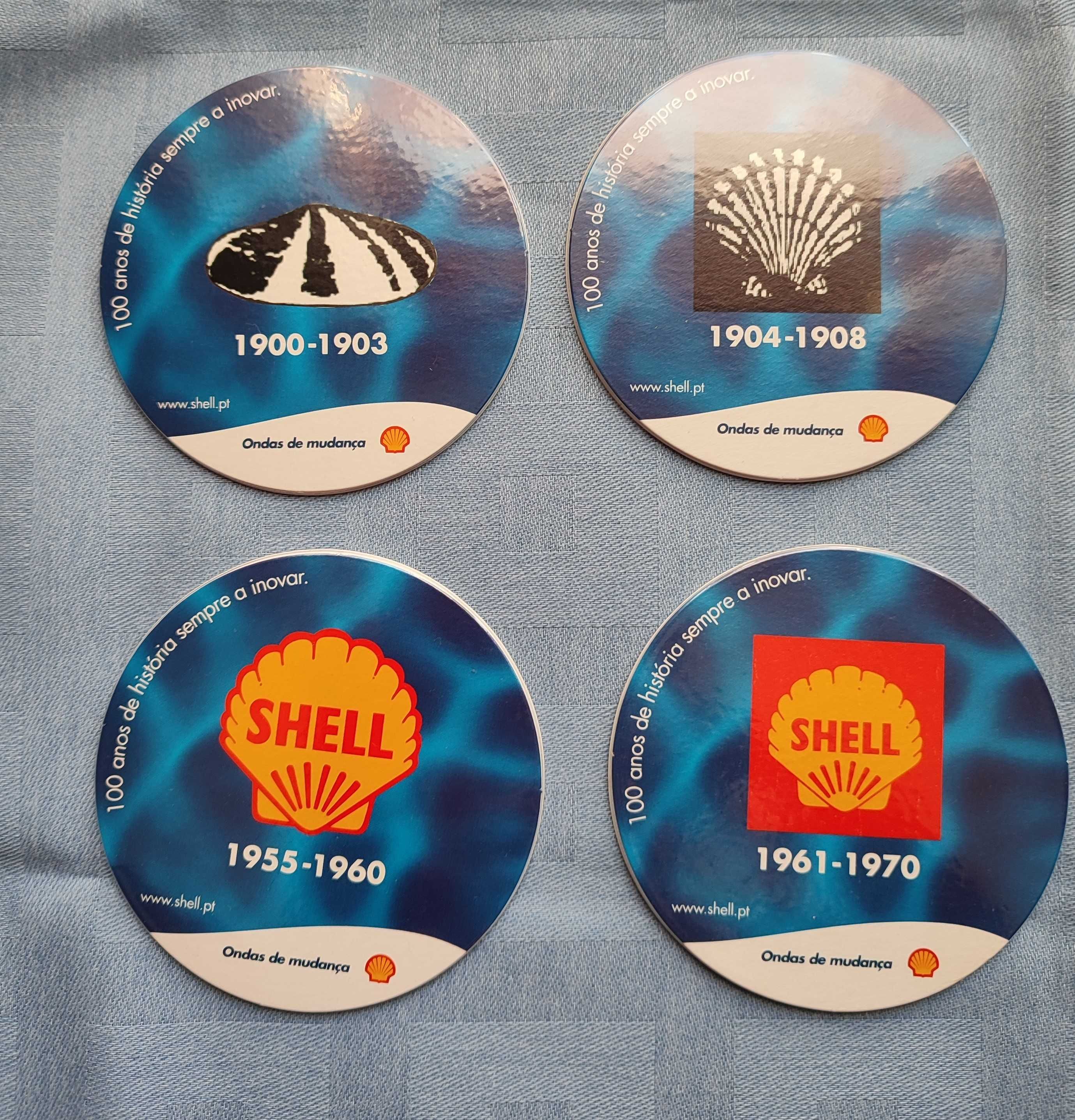 Coleção de bases para copos Shell (10)