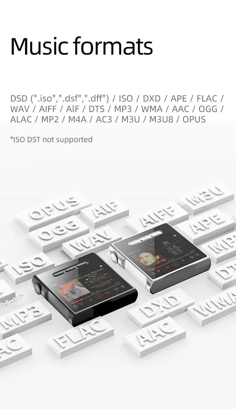 Shanling M1S Digital Audio Player Hi-res  novo ,  Preto