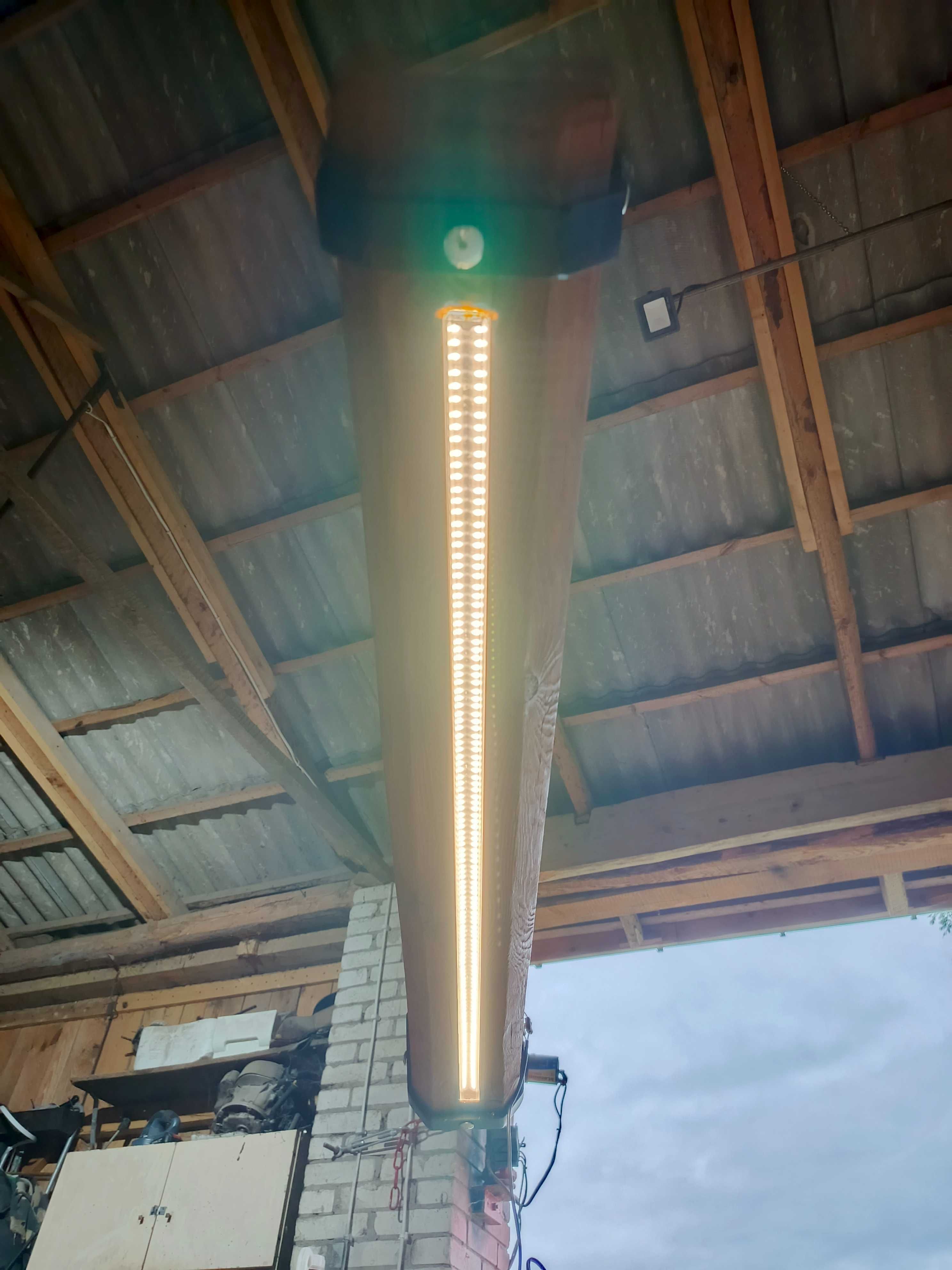 Lampa led belek stare drewno