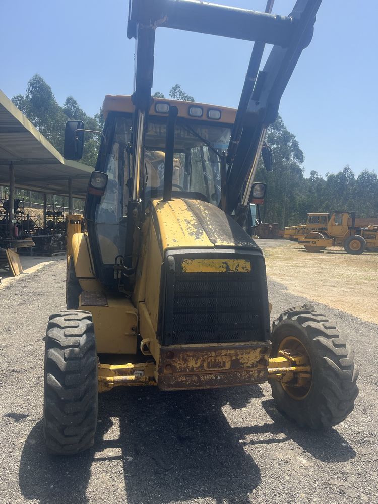 Retroescavadora Cat 428C turbo