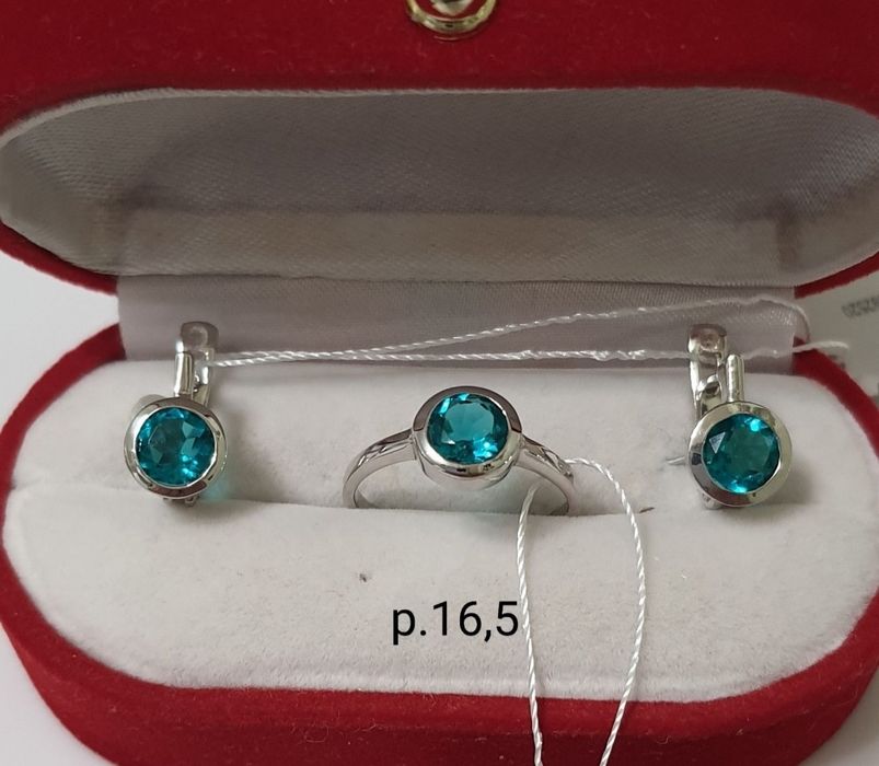 Срібні сережки серебряные серьги