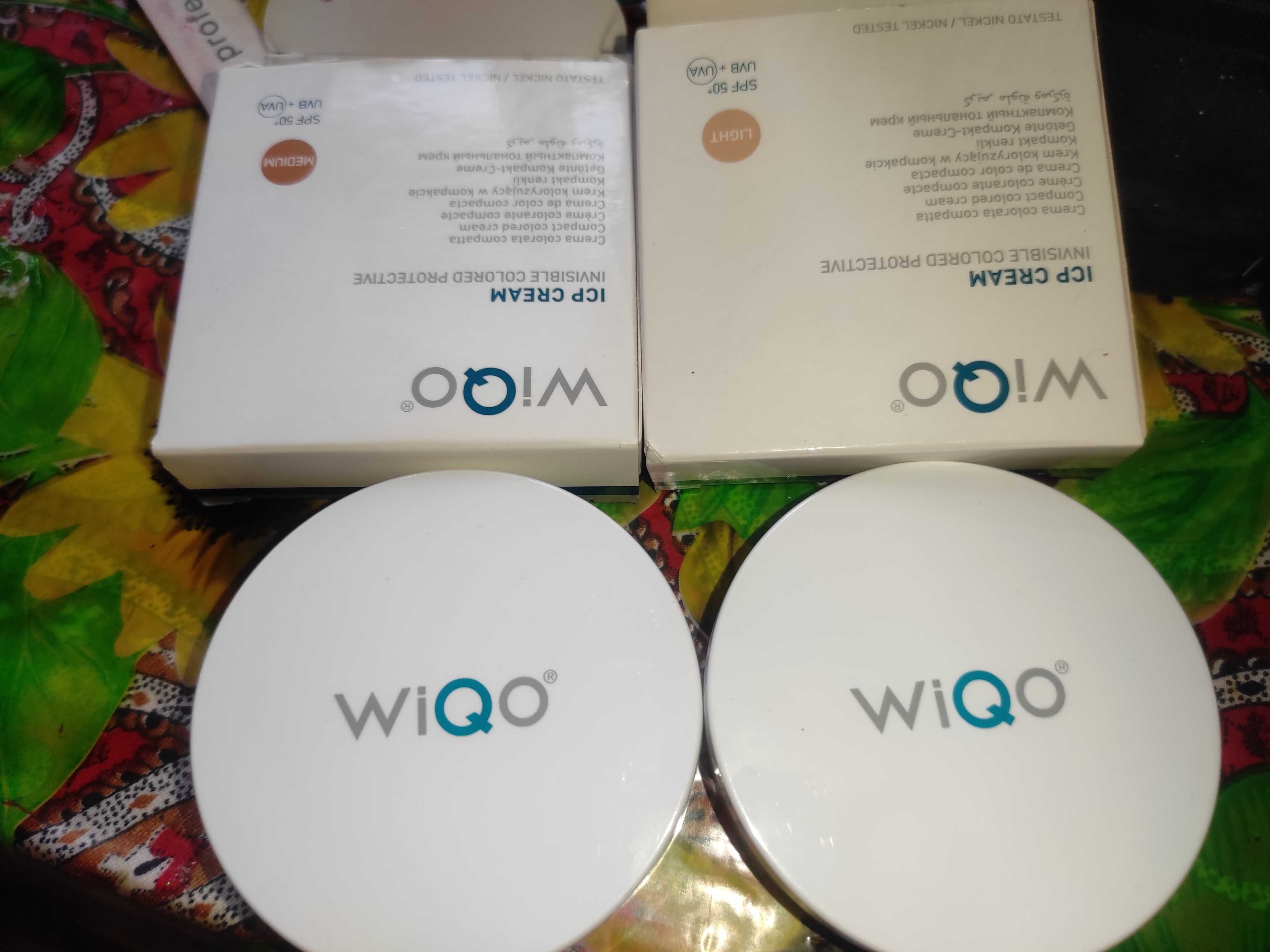 Новая Крем-пудра WIQO SPF 50 icp cream-invisible colored protectИталия