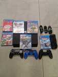 Playstation 4 Pro 1TB 2x Pad Gra x6 ps4 Zestaw Gwarancja