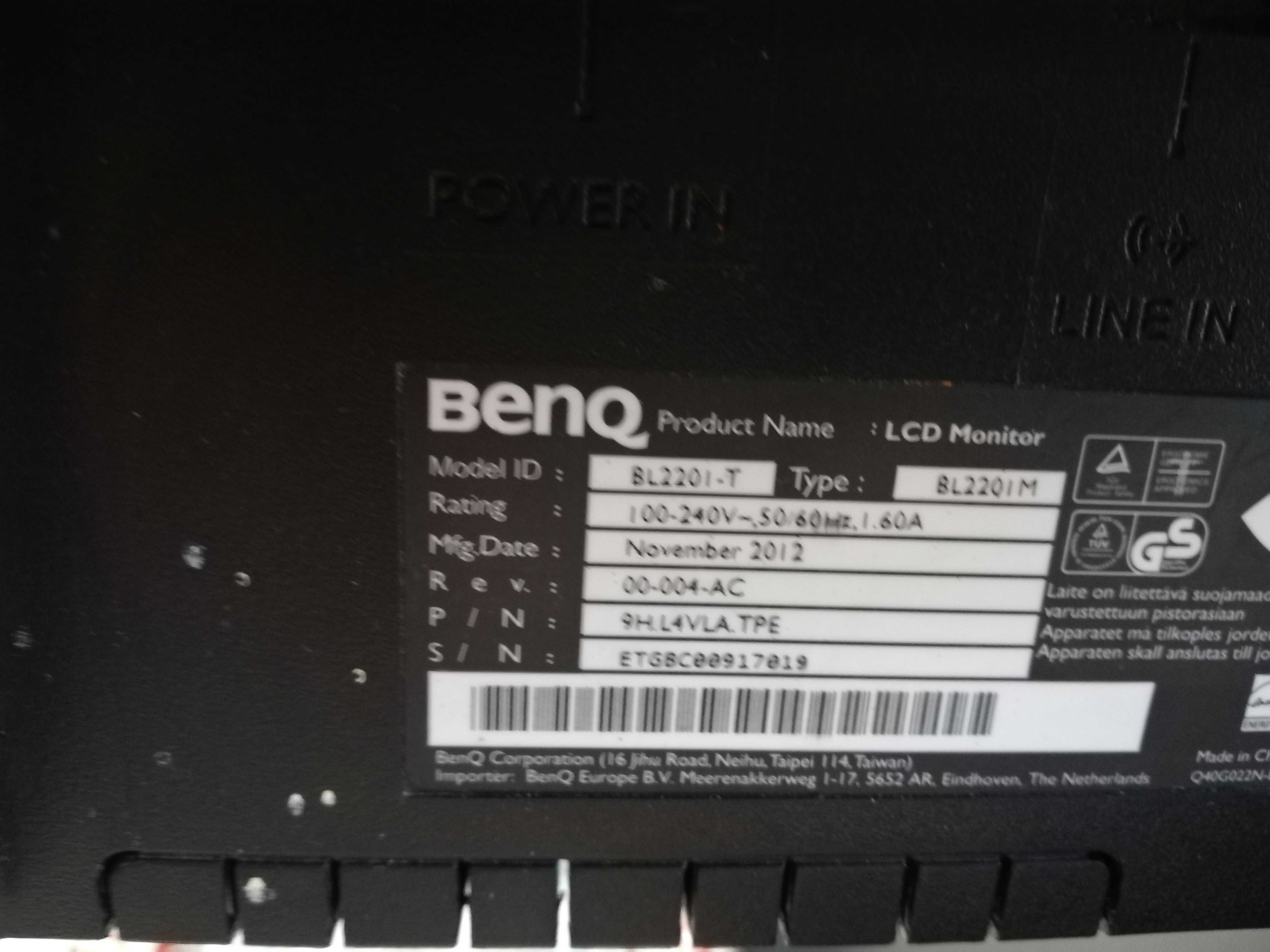 Monitor BENQ 2201-T