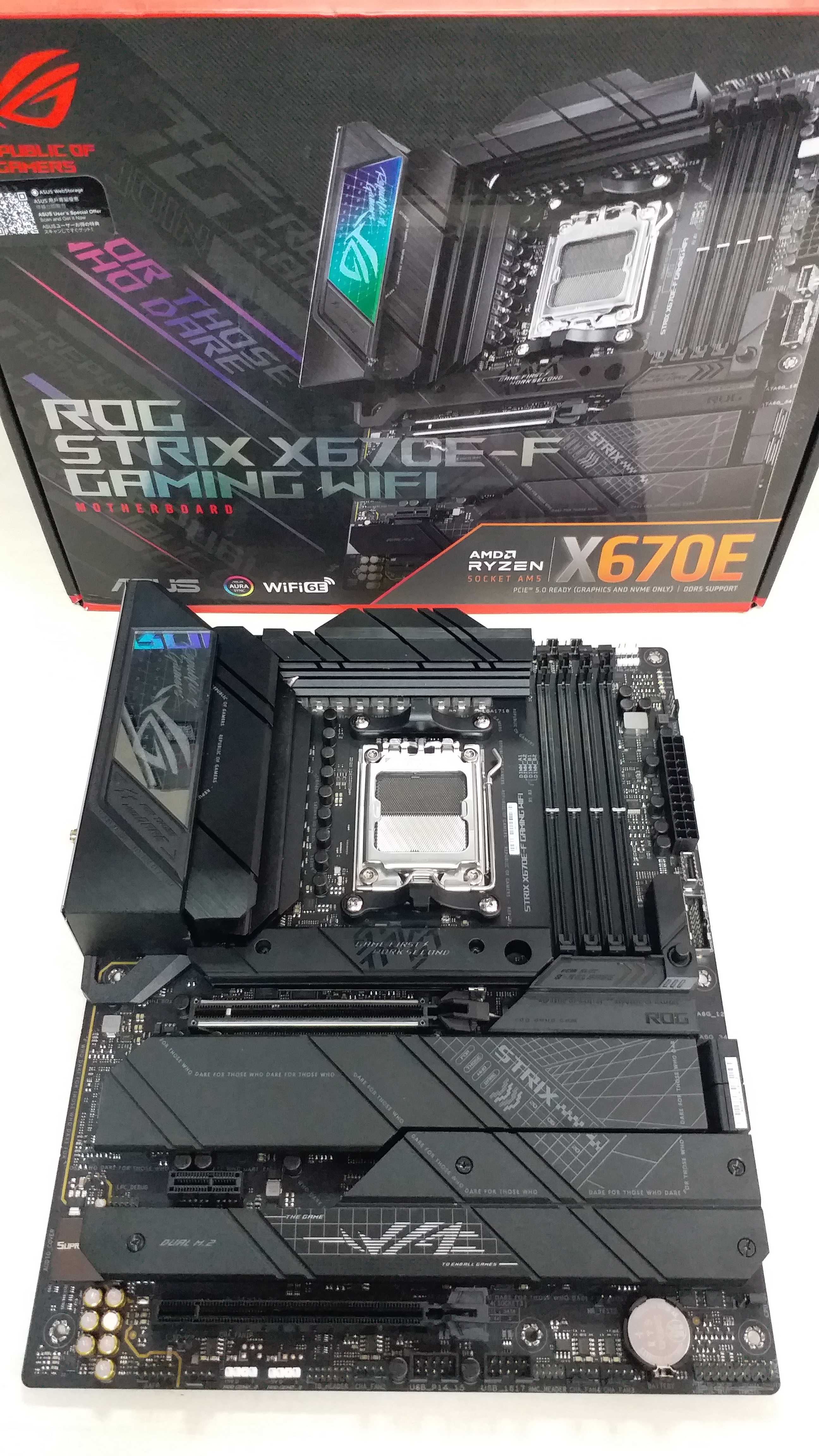 Топ плата ASUS ROG STRIX X670E-F Gaming WIFI AM5 DDR5