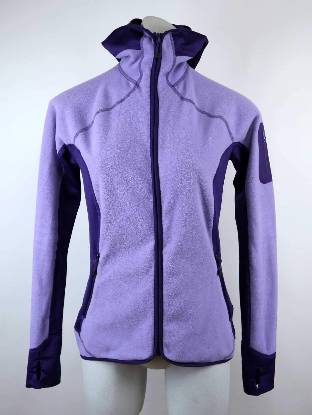 Berghaus outdoorowa hybrydowa kurtka z kapturem z polaru XL