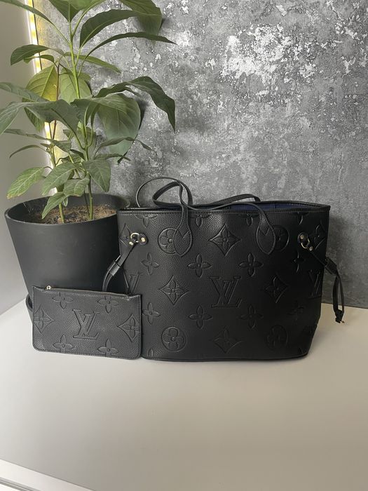 Torebka czarna z fioletowym