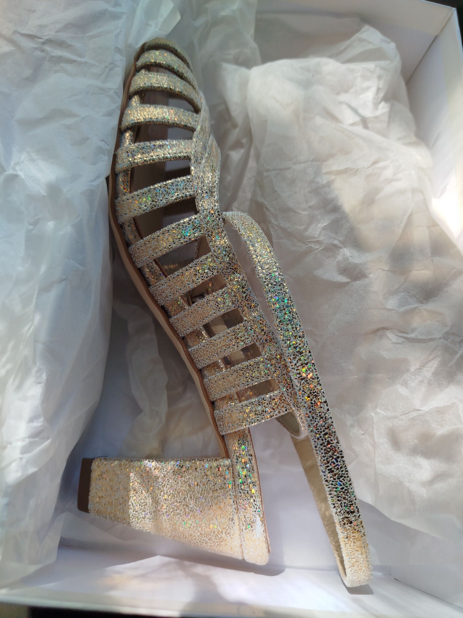 Anniel 38 nowe buty sandały obcasy gladiator