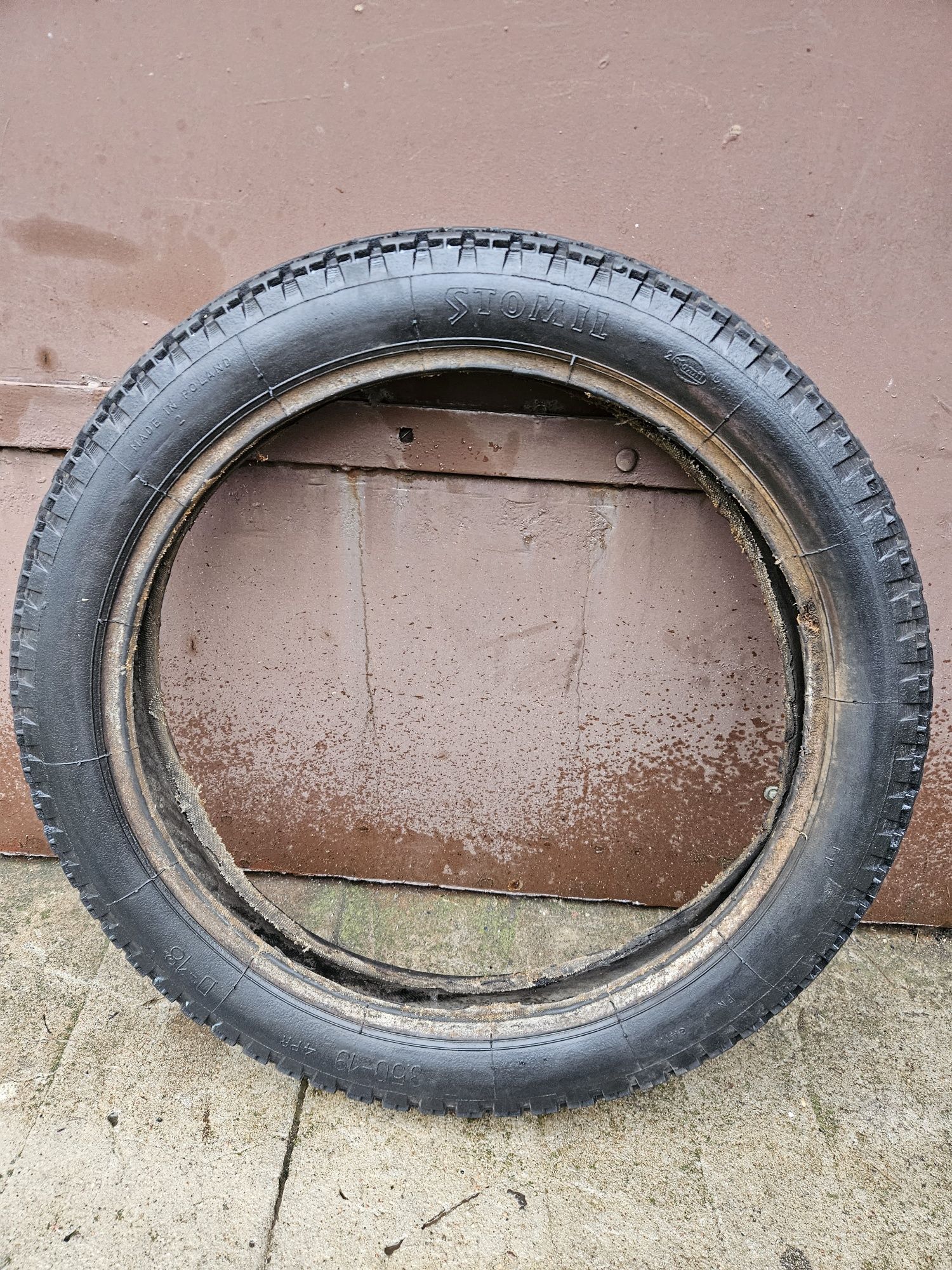 Opona Stomi 3.50 19 D-18 Oryginał Junak Sokół Shl M04