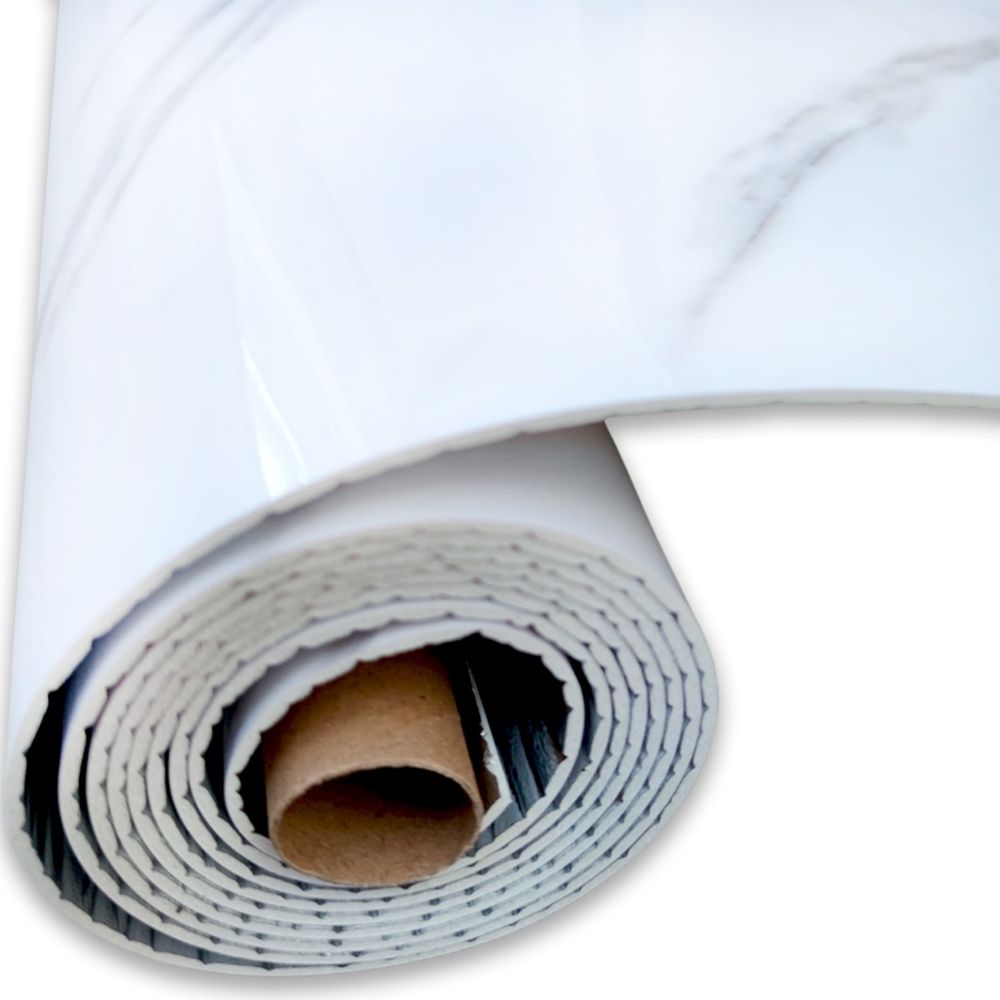 Tapeta winylowa samoprzylepna Marmur Gruba Izolująca Rolka 60x300cm