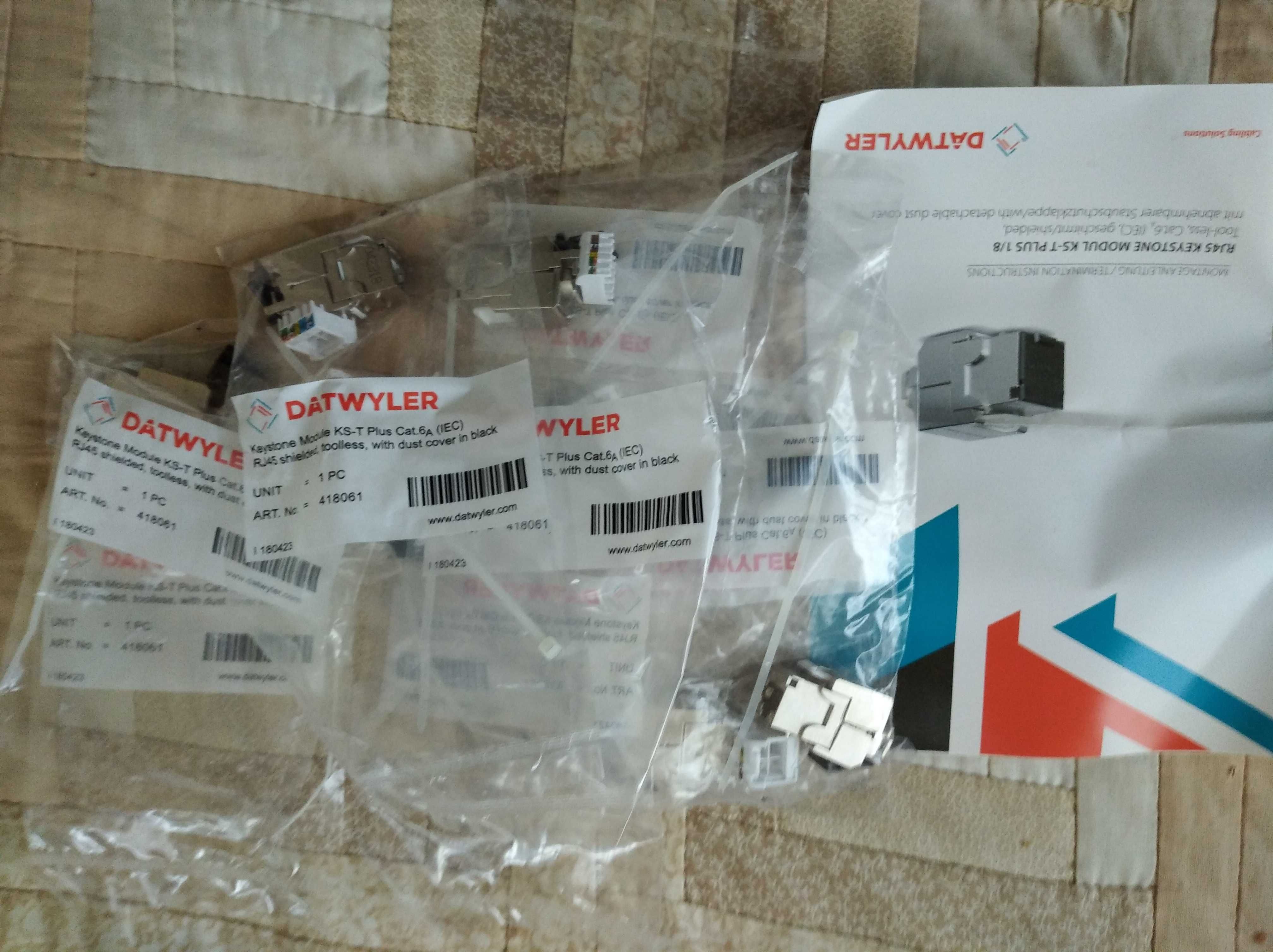 Moduł/Gniazdo Datwyler  KS-T Plus Cat6A shielded - 418061 RJ 45
