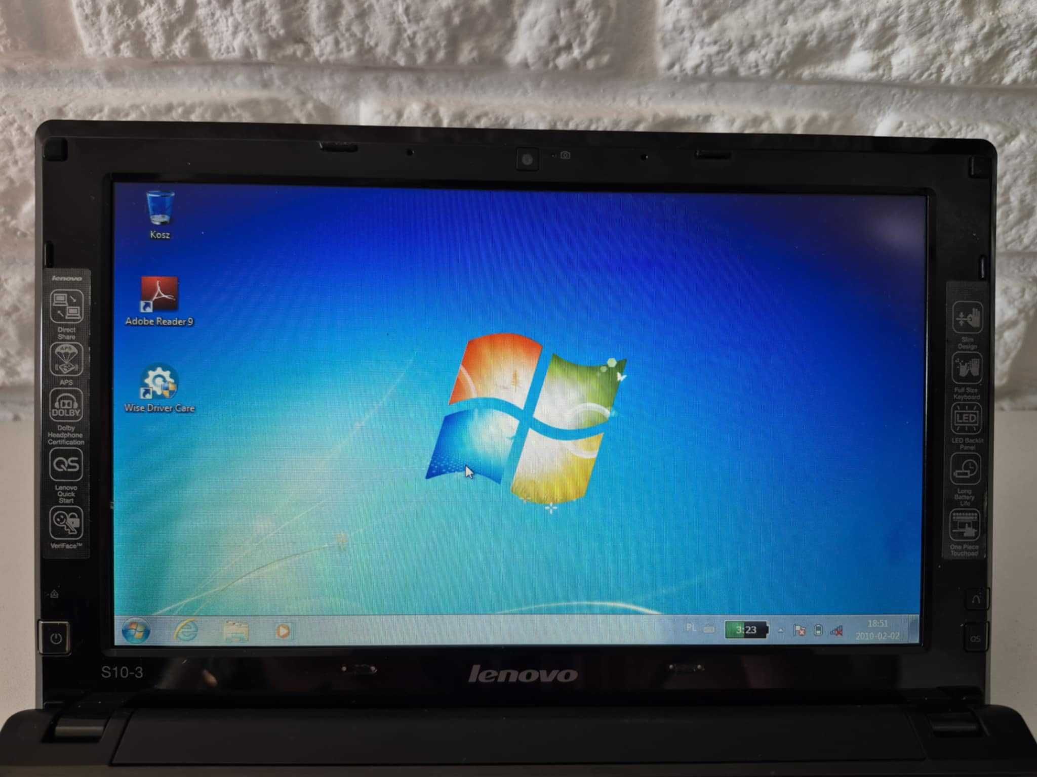 10 Cali Lenovo IdeaPad S10-3 Intel Atom/1GbDDR/250HDD/Bateria OK/Win7