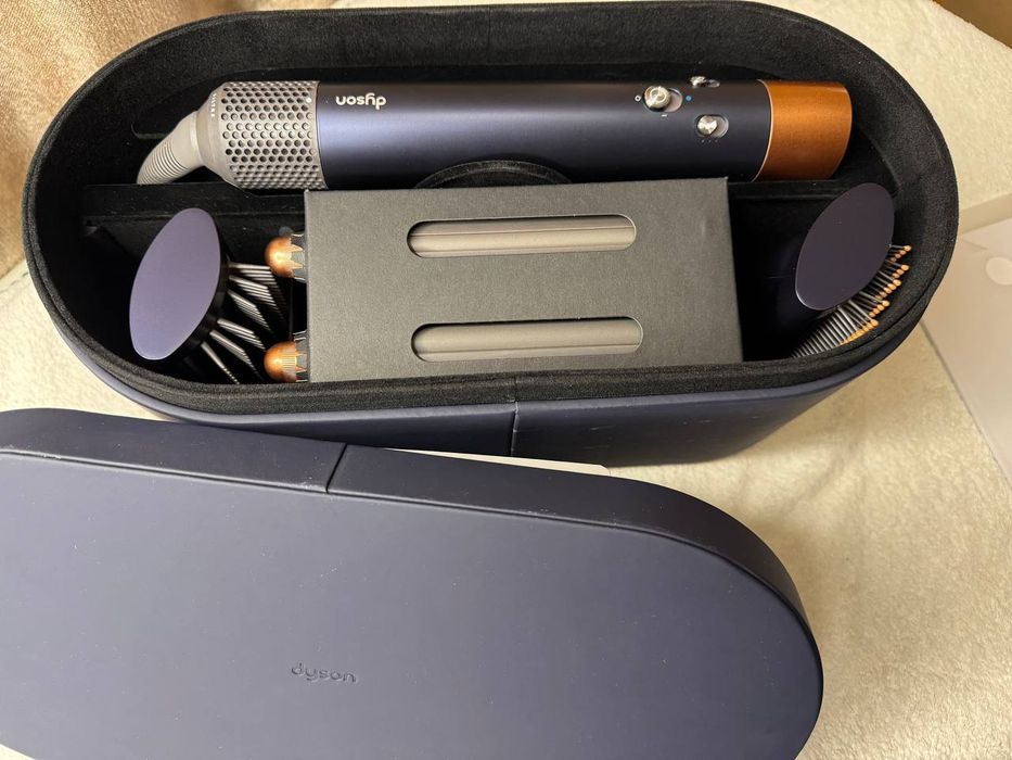 Стайлер Дайсон Dyson complete long nickel cooper сірий