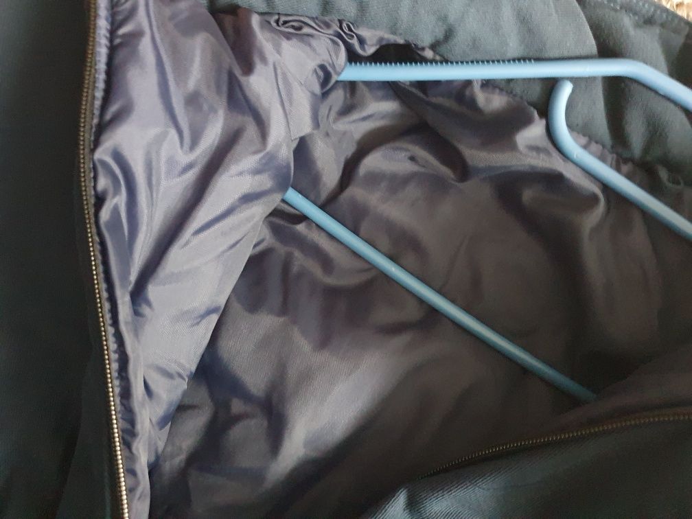 Męska granatowa kurtka ocieplana, r. XL