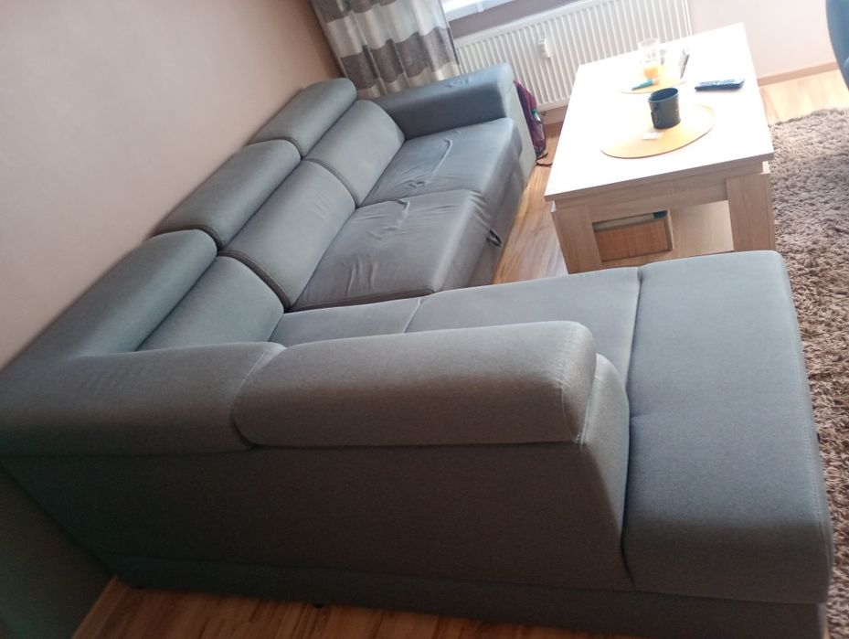 Narożnik rozkładany z funkcją spania
