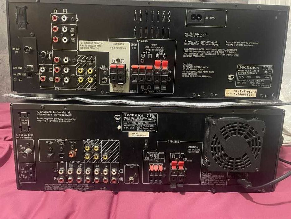 Amplituner Technics DX-750BDB STAN, w pełni sprawny
