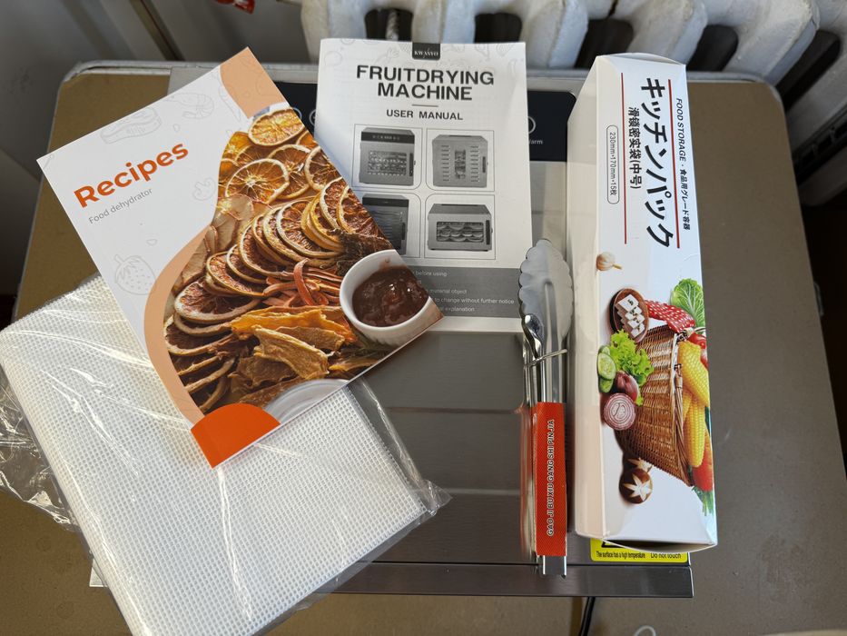 Сушарка для фруктів KWASYO 6 рівнів з нержавійки професійна