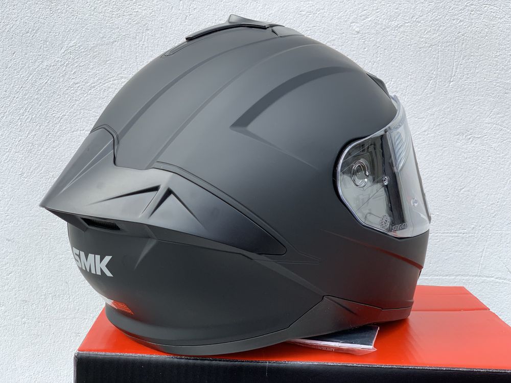 Kask motocyklowy SMK TYPHOON rozmiar M, Blenda, Certyfikat EU, MATT!