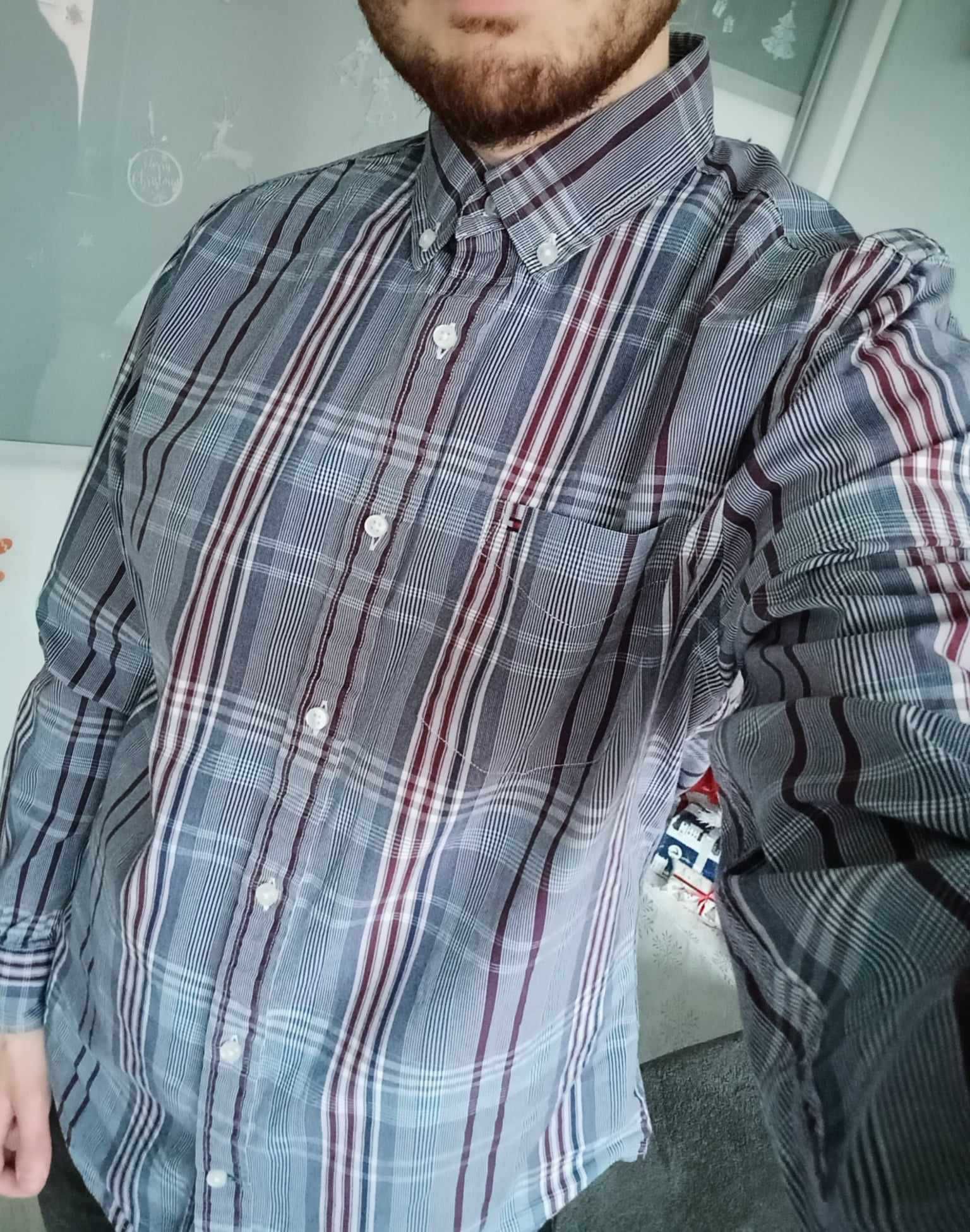 Męska koszula Tommy Hilfiger Custom Fit - rozmiar M