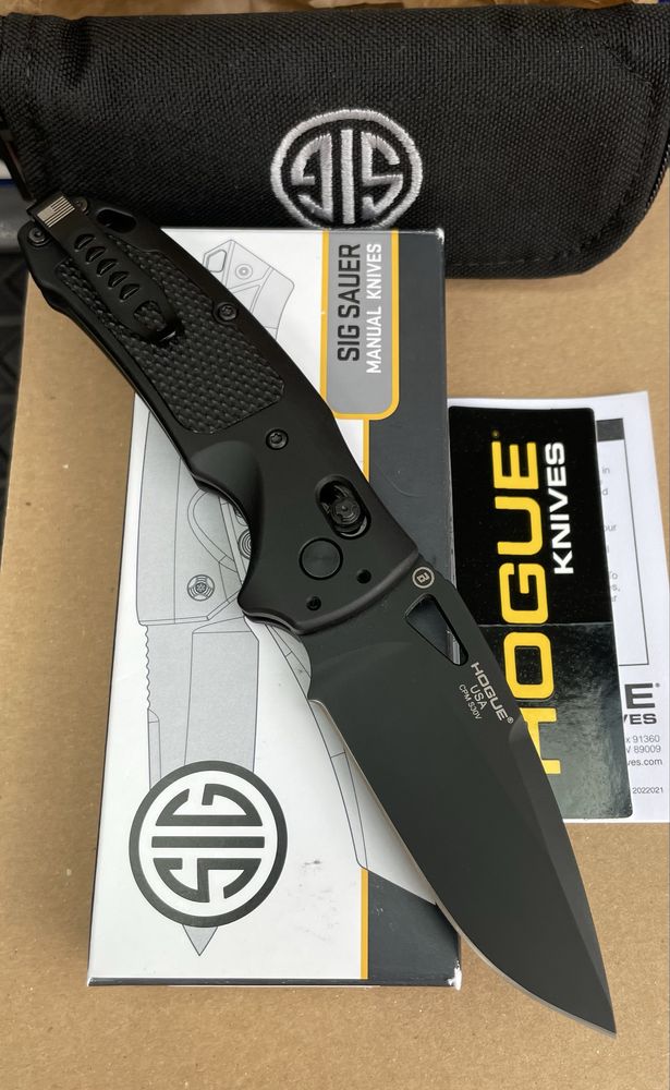 нож HOGUE Sig Sauer K320 AXG Pro, 3.5" Drop Point, CPM-S30V, # 36374