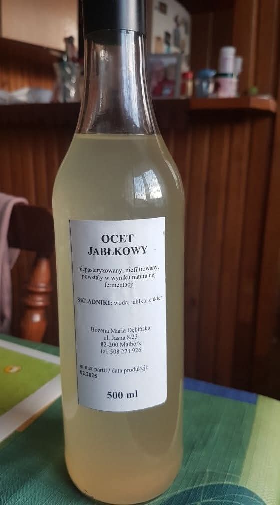 Żywy ocet jabłkowy