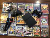 PlayStation 2+ 18 jogos+ 2 comandos