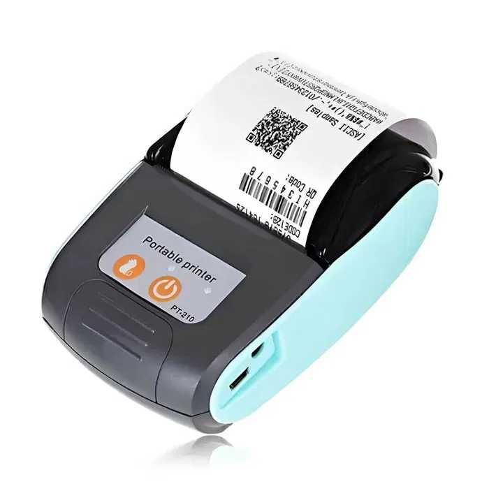 Беспроводной мини-чековый POS-принтер, портативный принтер чеков 58 мм