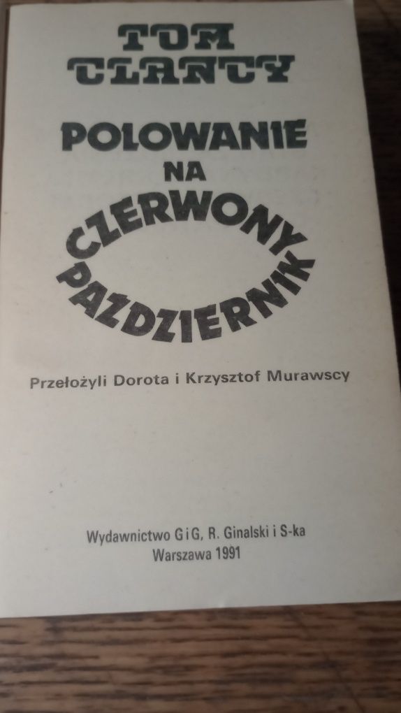 Polowanie na Czerwony październik. Tom Clancy