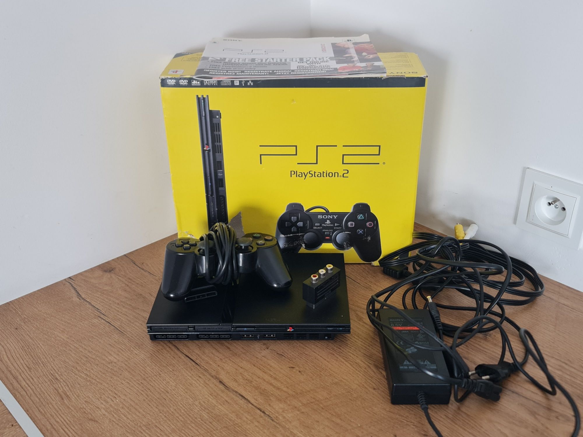 Ps2 konsola karton box Stan bdb