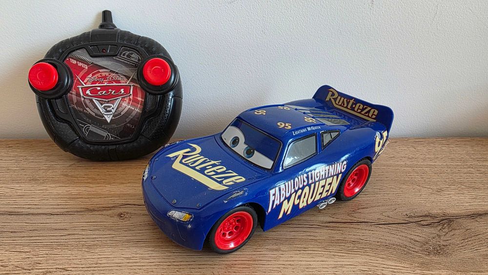 Zygzak Lightning McQueen Niebieski zdalnie sterowany Auta Cars