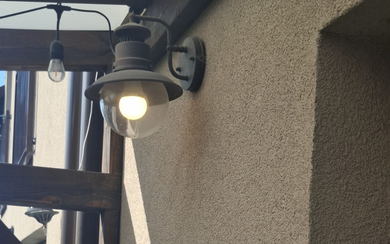 Lampa ścienna zewnętrzne 2 sztuki brąz