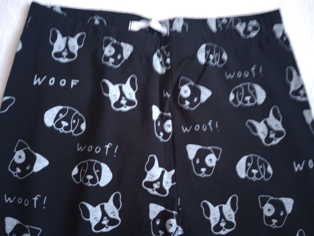 Nowe getry legginsy r. 152 pieski