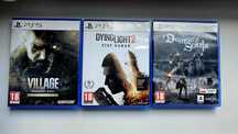 Demons souls, dying light 2, resident evil VII ps5