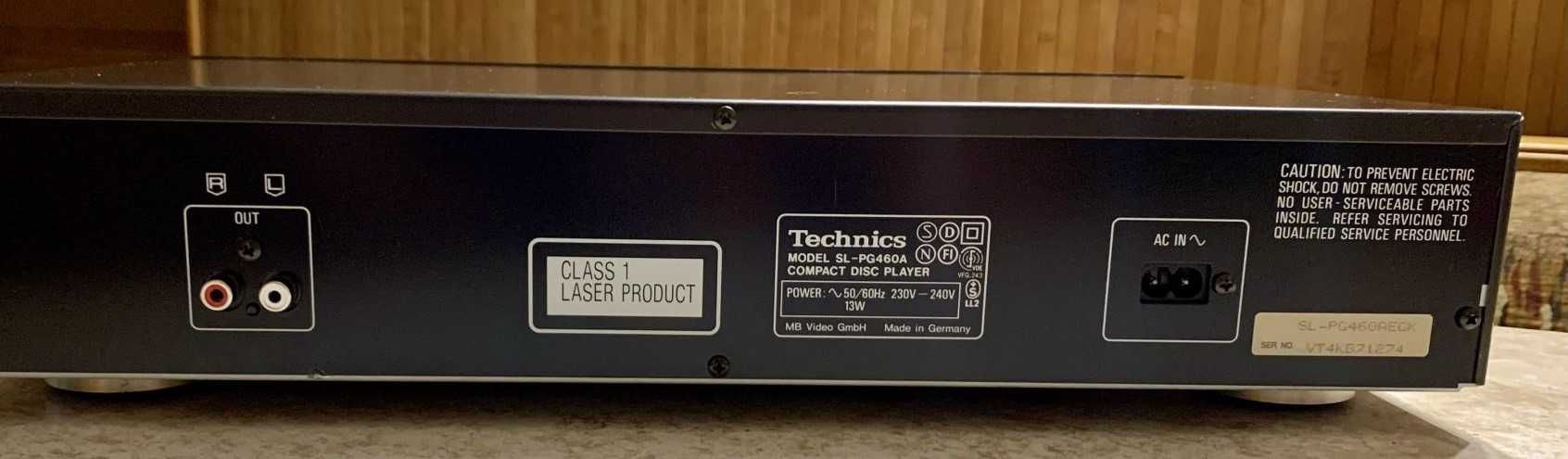 Cd-проигрыватель Technics SL-PG460A (Made in Germany)
