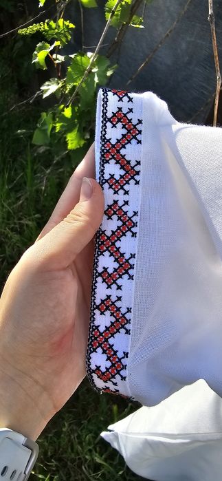 Чоловіча вишиванка на короткий рукав з вишивкою