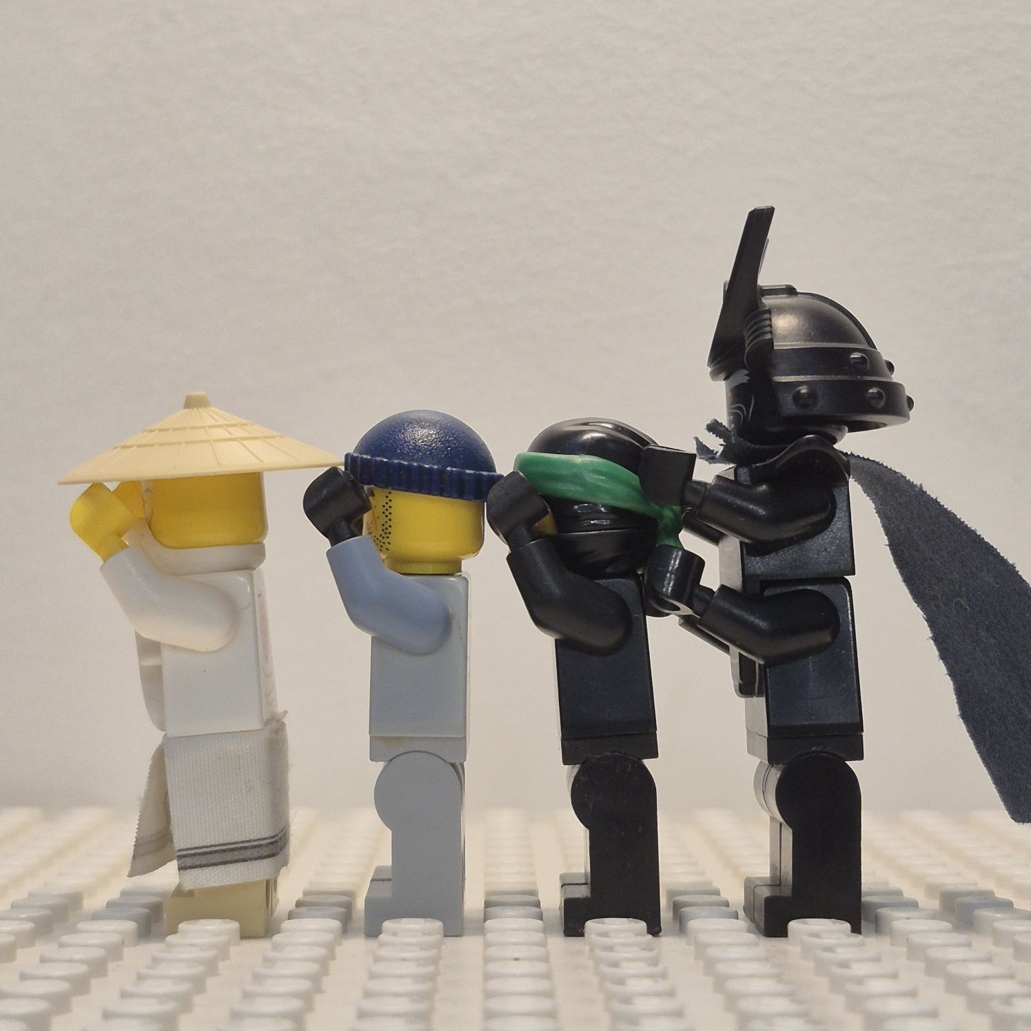Lego ninjago Movie figurki z zestawu 70612 Wu Garmadon Lloyd