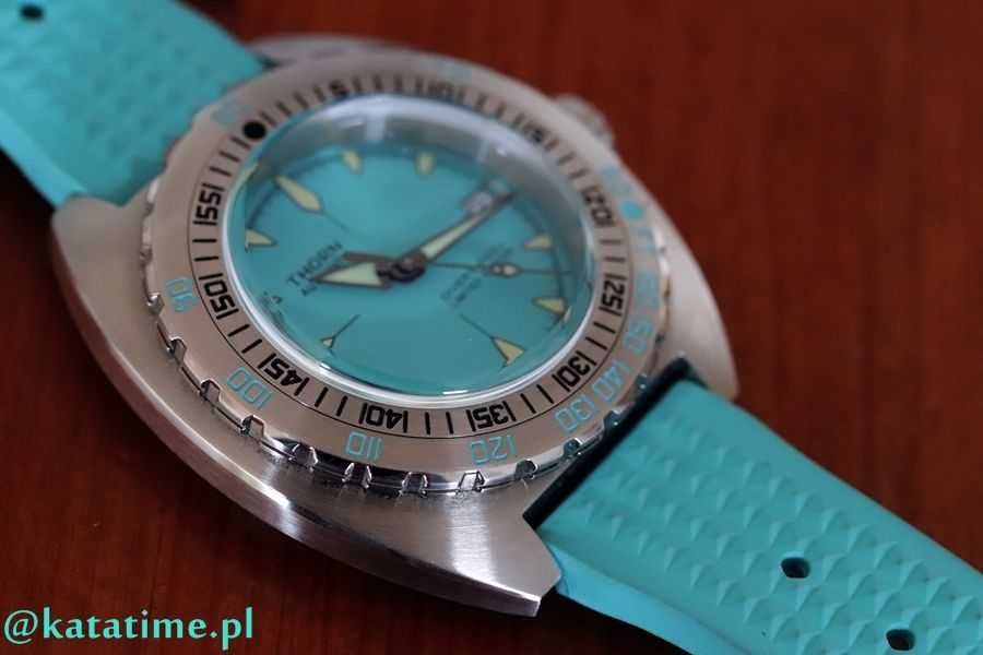 Męski zegarek THORN SUB 200T automatyczny w super kolorze! NOWY