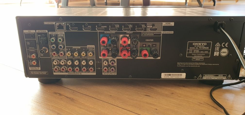 Amplituner  Onkyo TX -535 kina domowego 5.1