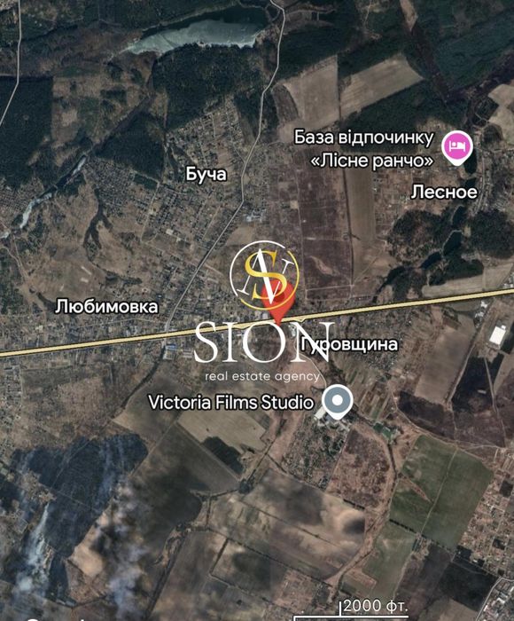 Продаж ділянки 45 соток, фасад житомирської траси, трафік, Гурівщина