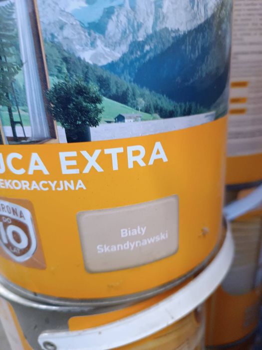 Sadolin lakierobejca akacja bezbarwny szwedzka czerwień biały skandyna