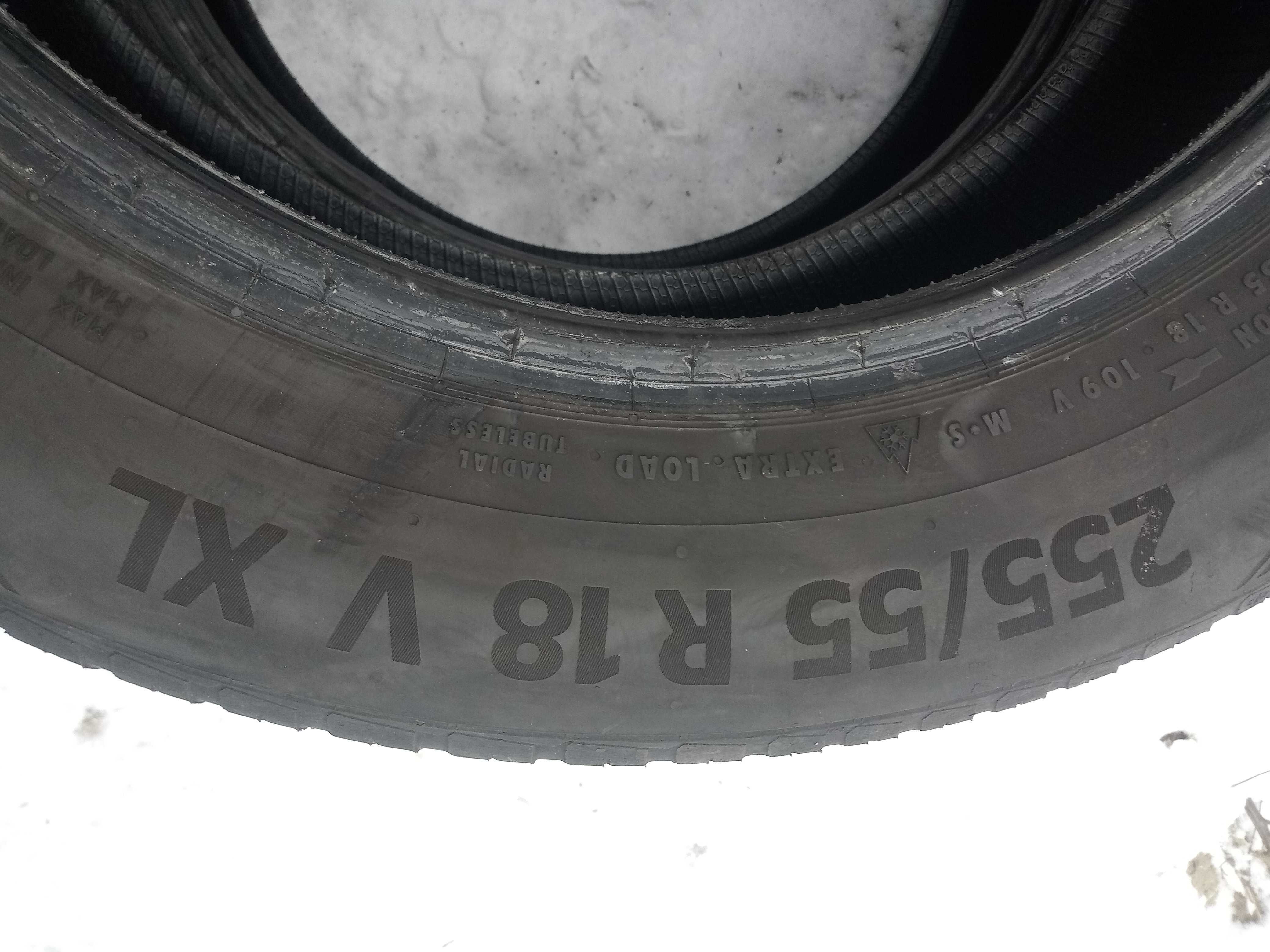 opony całoroczne 255/55 R18  CONTINENTAL All Season Contact  21rok