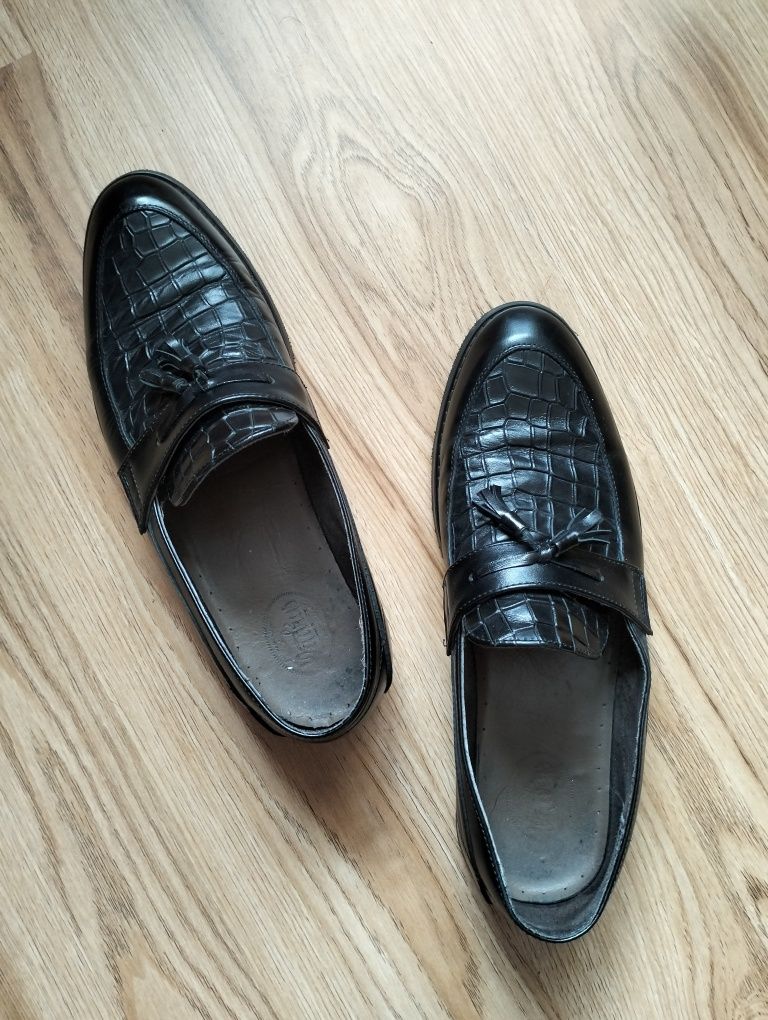 Чоловічі шкіряні туфлі українського бренду Vadrus