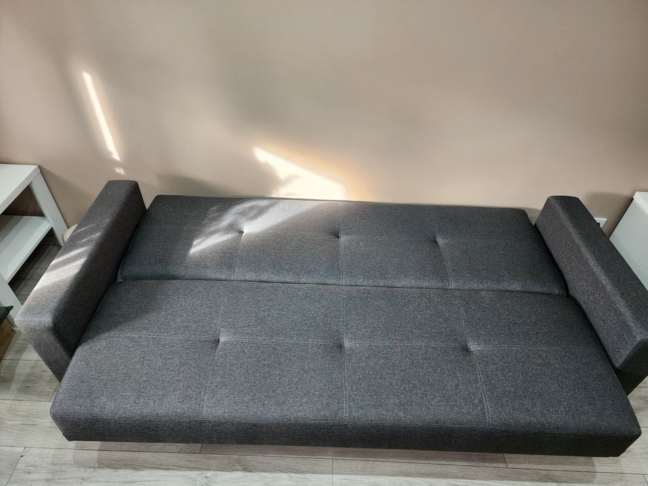 Szara Wersalka Rozkładana