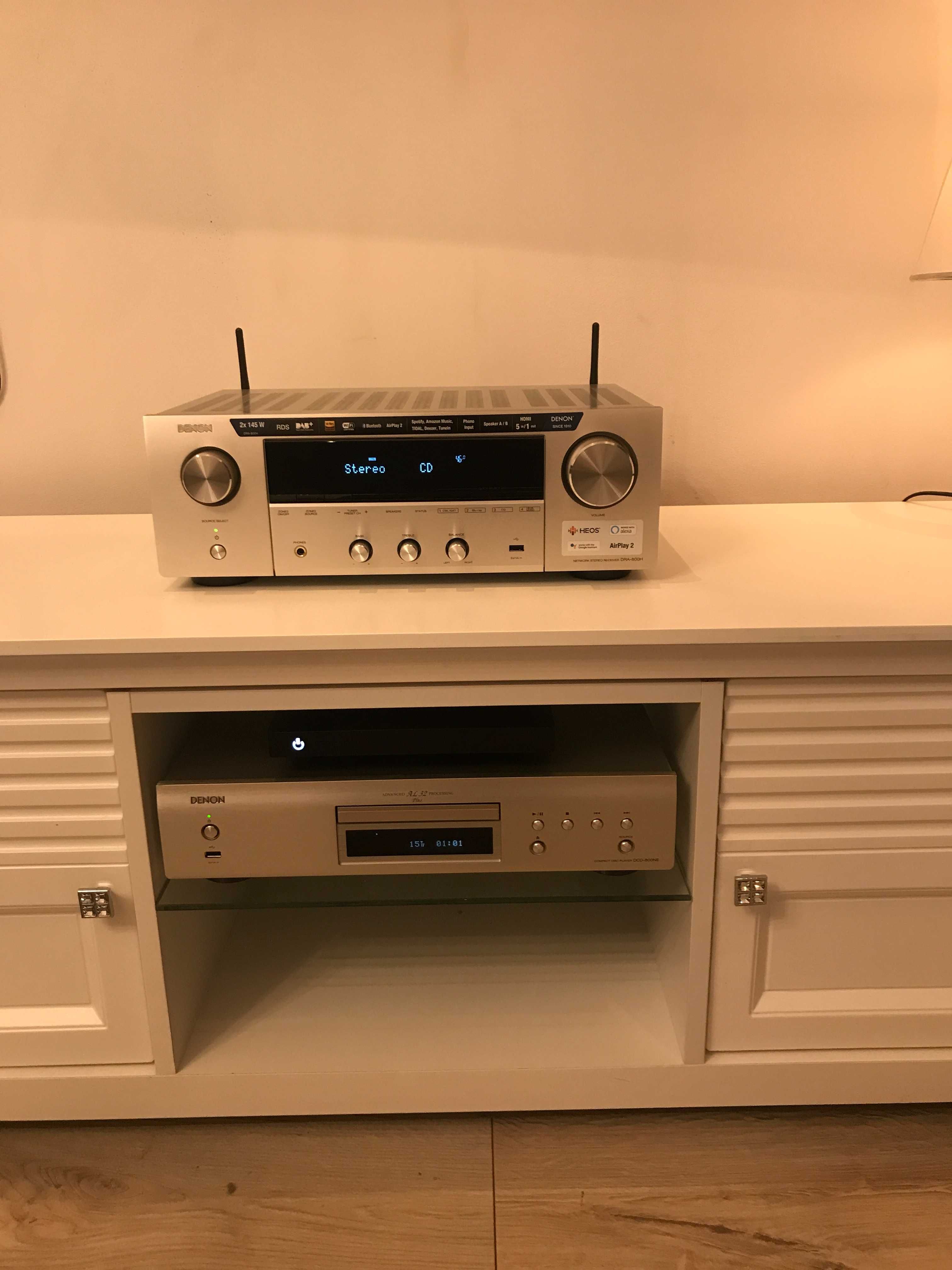 Triangle Borea BR-09 amplituner Denor DRA- 800H  CD player DCD-800E