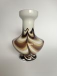 Szklany wazon vintage, murano Carlo Moretti