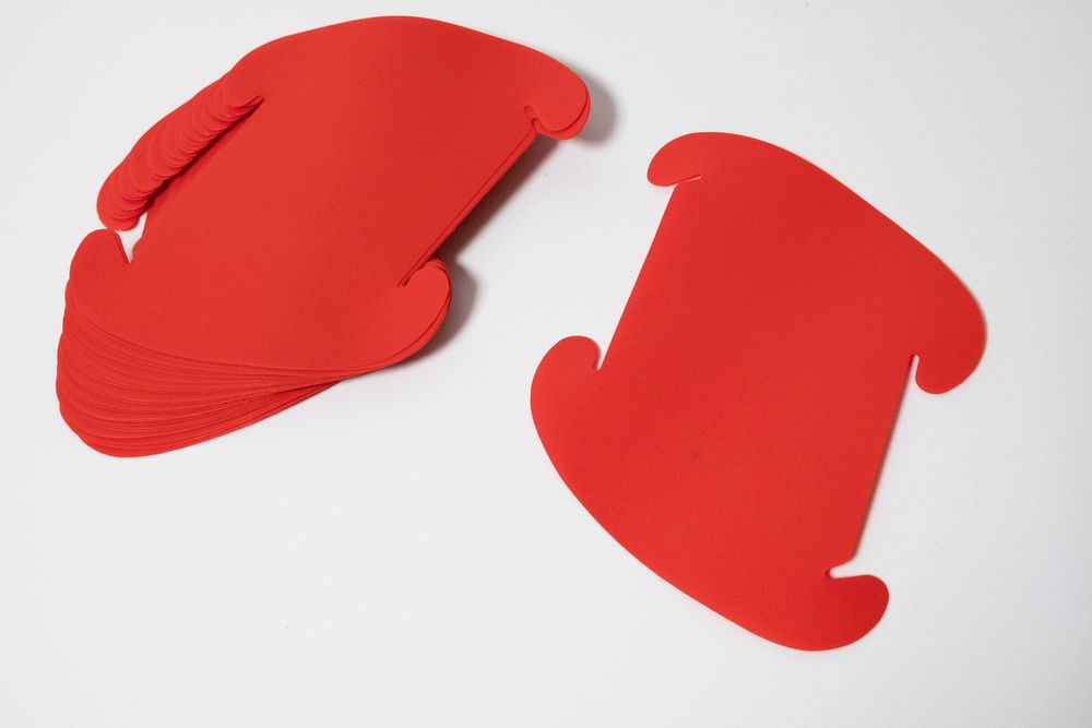 Candeeiro Origami - Iqlight - vermelho